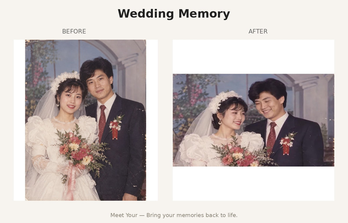 Wedding Memory example
